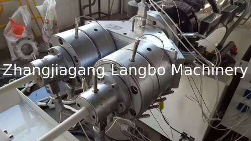 최신 회사 사례 PVC Double Pipe Extrusion Line Project Case – Saudi Arabia