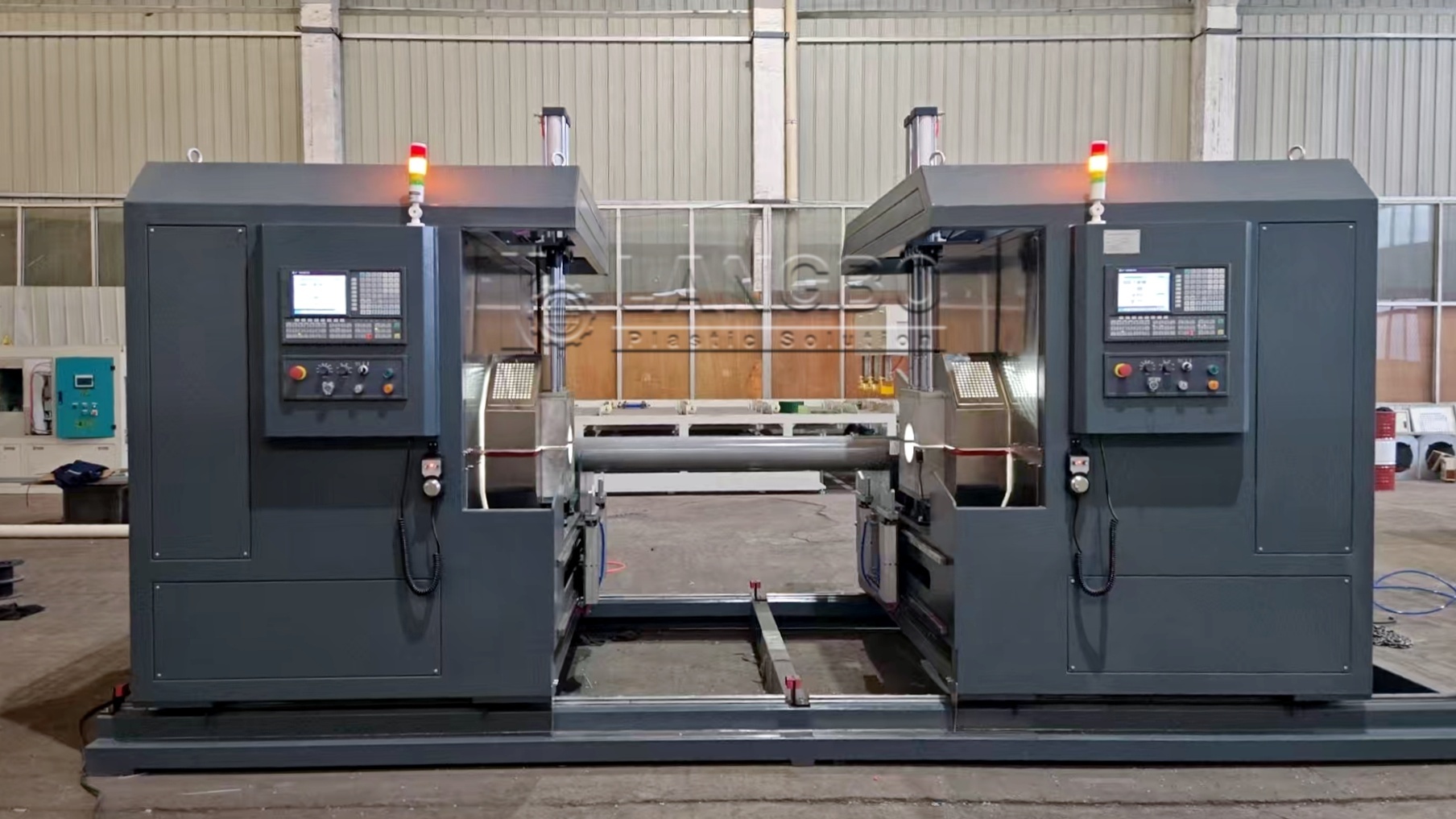 최신 회사 사례 Automatic Threading Machine for Plastic Pipe Processing in Turkey