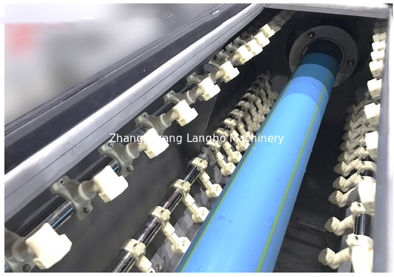 행성 절단기와 함께 색상 HDPE 파이프 제작 기계