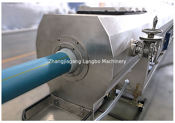 서보 제어 HDPE 파이프 압출 선 단일 스크류