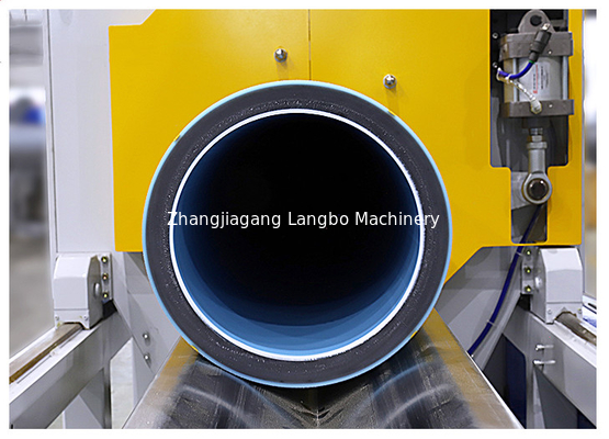 서보 제어 HDPE 파이프 압출 선 단일 스크류