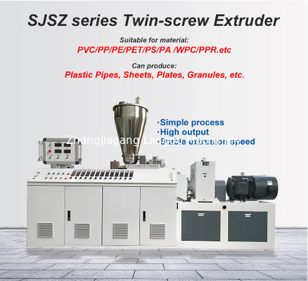 파이프 직경 75-250 플라스틱 PVC/UPVC/CPVC 전력 유도 파이프 추출 라인 인버터 ABB