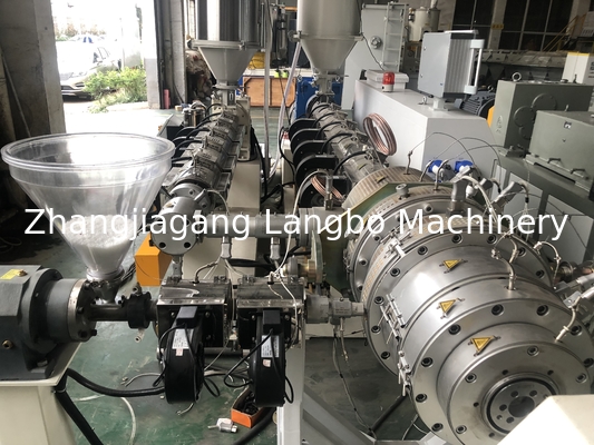 플라스틱 HDPE 파이프 압출 선  75 - 315 밀리미터 상수도