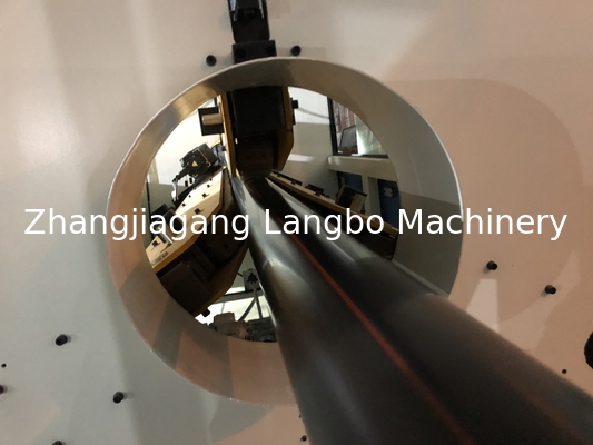 자동 PE 플라스틱 물 파이프 extruder 커터 생산 라인 기계