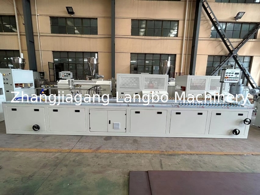 350KG/H PVC 창문 프로파일 추출 선 플라스틱용 SUS304