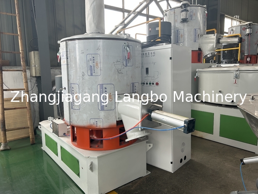 300/600 PLC 제어 플라스틱 믹서 기계 11 kW PVC 원자재 준비