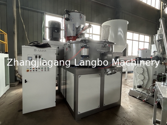 300/600 PLC 제어 플라스틱 믹서 기계 11 kW PVC 원자재 준비