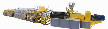 격리한 PVC 널 기계, 기계를 만드는 450kg/H 산출 PVC 장을 소리가 나십시오
