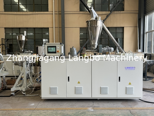 스마트 제어 32-160mm PVC 파이프 생산 라인 고 출력 및 추출 속도