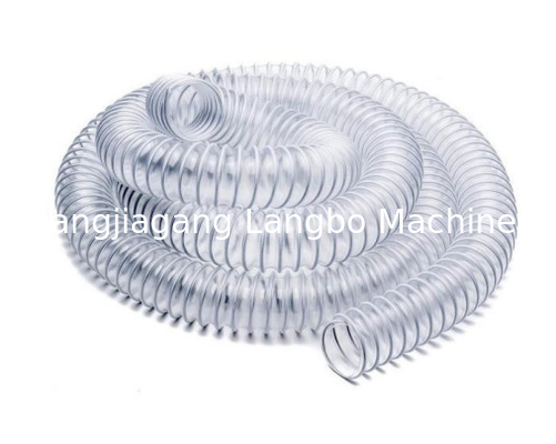 16-75mm PVC 나선 파이프 추출 라인 고 정밀