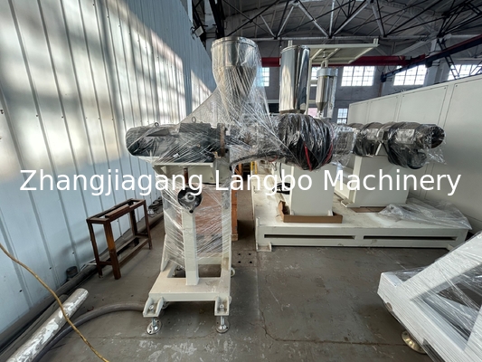 HDPE 파이프 머신 PE 튜브 플라스틱 추출 라인 PLC 터치 스크린 제어