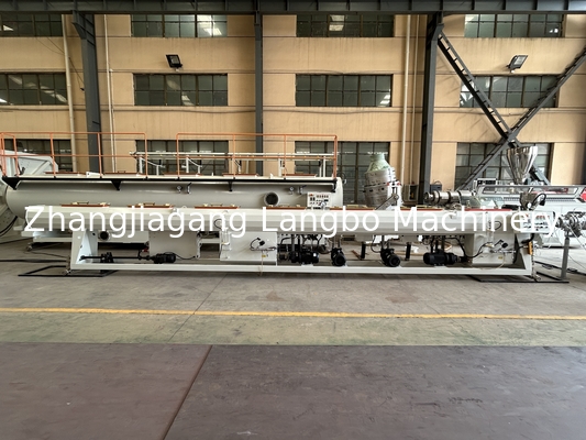 플라스틱 PE 물 케이블 파이프 extruder 만드는 기계 플라스틱 파이프 라인