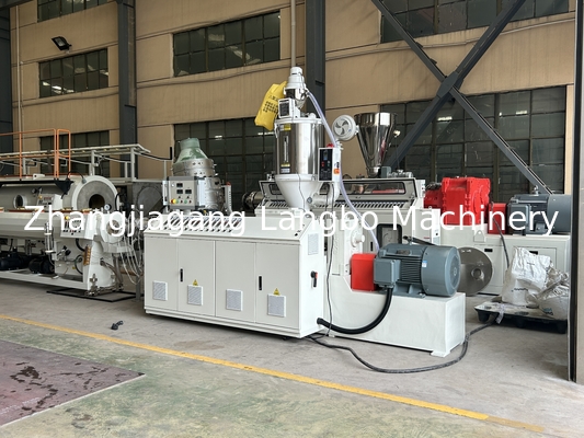 맞춤형 PE HDPE 파이프 튜브 튜브 제작 기계 엑스트루션 생산 라인 통합 기어박스