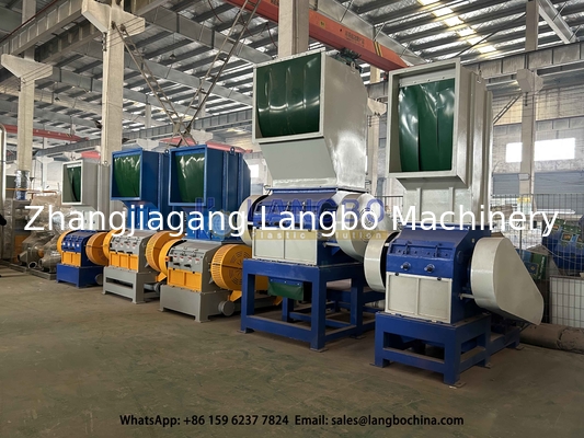 37KW PVC 파이프 플라스틱 폐기물 재활용 기계 라인