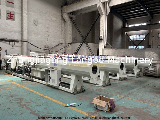 75-250mm PVC-U 배수 파이프 생산 라인 높은 출력 용량과 최고의 성능