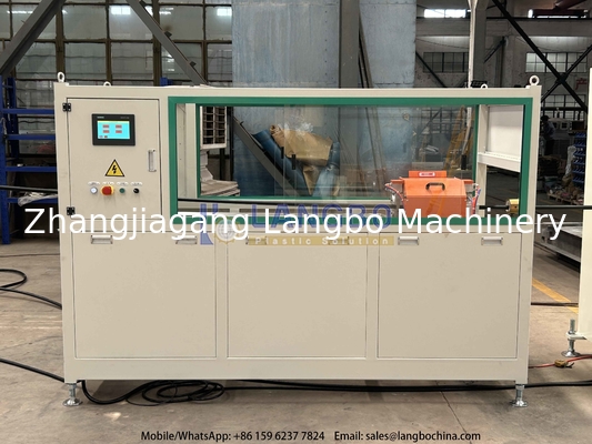 HDPE 파이프 머신 PE 튜브 플라스틱 추출 라인 PLC 터치 스크린 제어