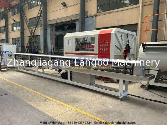 생산용 플라스틱 HDPE PE 파이프 엑스트루더 제조 기계