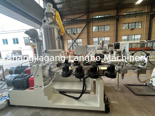 PE HDPE LDPE PPR 단일 나사 플라스틱 extruder 물 가스 오일 공급 파이프 파이프 extrusion 생산 라인