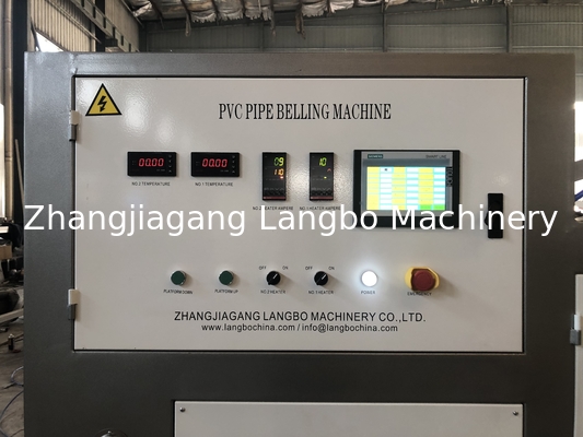 온라인 완전 자동 플라스틱 PP PE PVC 파이프 절단 벨링 기계