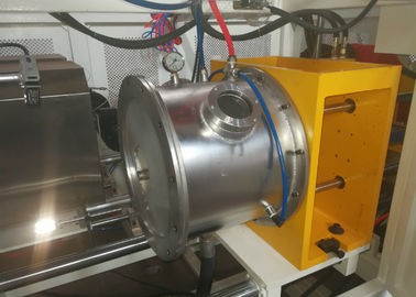 단일 나사 추출 파이프 생산 라인 PE PVC 벨링 제조 기계 라인 120-800kg / h 용량
