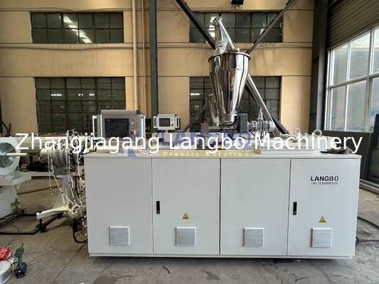 800kg/h 고속 PVC 파이프 제조 라인 80/173 고속 나사 파이프 지름 75-250mm