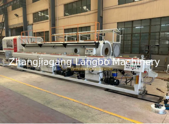 다층 플라스틱 파이프 추출 라인 고속 HDPE PE 파이프 생산 기계 라인