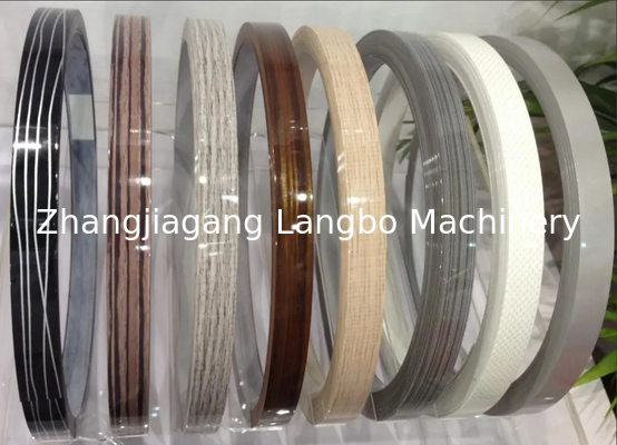 가구 플라스틱 PVC 가장자리 띠 extruding 및 제조 기계 PVC 가장자리 띠 스트립 테이프 extrusion 라인 extruder 기계