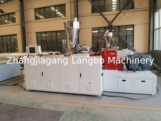 플라스틱 PVC 문 및 창문 프레임 프로파일 제조 기계 생산 라인어 extruder 기계를 포함하여 PVC 넓은 패널 제조 기계