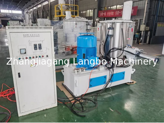 ABB 인버터 핫 믹서 냉동 믹싱 머신과 함께 내구성 플라스틱 분말 혼합 기계 PVC 믹싱 유닛 파이프 라인 플라스틱 믹싱 머신