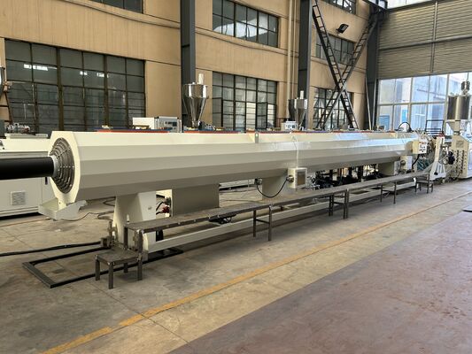 시멘스 모터 플라스틱 추출기 HDPE 파이프 추출 생산 라인 추출기