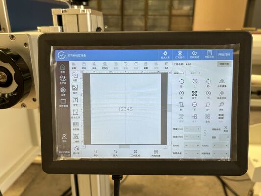 파이프 피팅에 맞춤형 인쇄를 위한 UV-50W 레이저 프린터