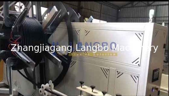 이중 작업 스테이션 PE 관개 파이프 코일러 (직경 16-63mm)