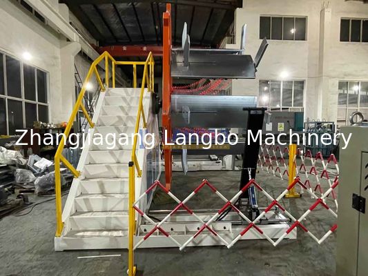 PE 대구경 파이프 압출기용 스트래핑 기계가 있는 파이프 코일러