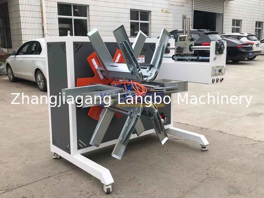 슈나이더 일렉트릭 부품 자동 플라스틱 튜버 리와인더 기계 PE HDPE 골판관 코일링 범위 1600-3200mm