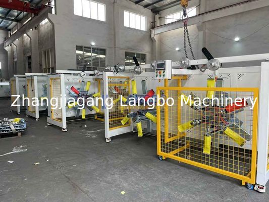 16-160MM 직경 이중 디스크 스테이션 플라스틱 PE 파이프 코일러 코일링 범위 1600-3200mm (코일링용)