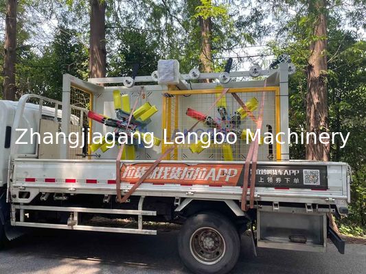 자동 코일러 호스 기계 PE 파이프 나선형 튜브 권취기