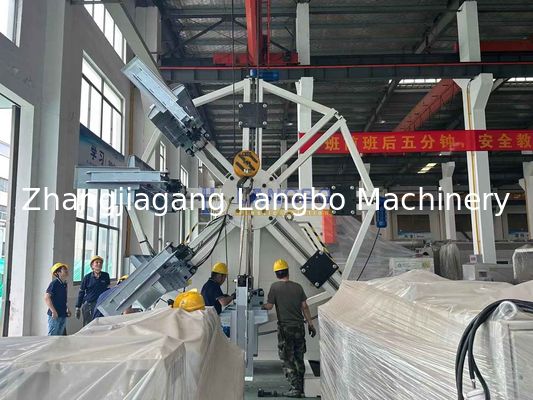 HDPE 파이프를 롤링하기 위한 20~75 PE 파이프 와일딩 머신