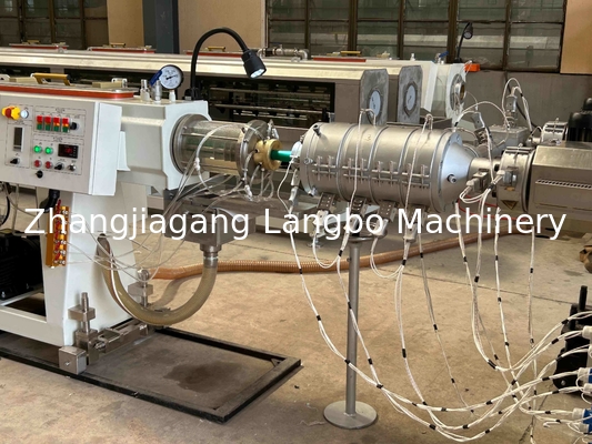 플라스틱 PPR 물 파이프 케이블 유도 파이프 추출기 제조 기계 튜브 추출 생산 기계 라인