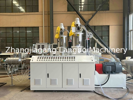 플라스틱 PPR 이중 구조 중공벽 나선형 권선 하수관 골판지 파이프 탱크 압출 제조 공장 생산 기계 라인