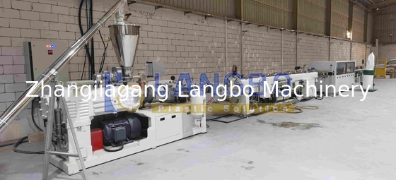 고속 플라스틱 파이프 추출 기계 PE PP HDPE PVC PPR Mpp 물 가스 배수