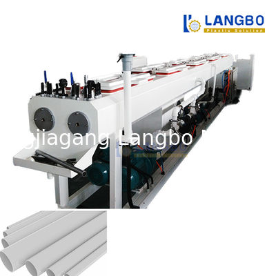 플라스틱 파이프 추출 생산 기계 PVC HDPE PPR에 대한 피침형 쌍둥이 나사 배수물 하수관 전기 유도 튜브