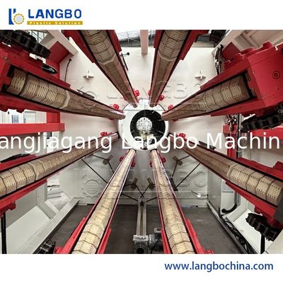 PVC PE 파이프 엑스트루더 기계 플라스틱 파이프 기계 가스 물 공급 생산 라인 HDPE 엑스트루더