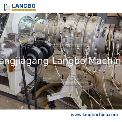 핫 세일 PE/PP/HDPE/PVC/PPR 페트 플라스틱 파이프 압출기 가스 및 수도 공급/생산 라인용