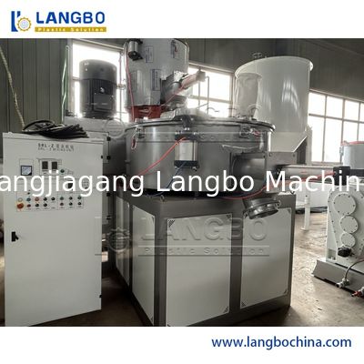 최첨단 기술을 갖춘 완전 자동 고속 PVC 가열 및 냉각 플라스틱 믹서