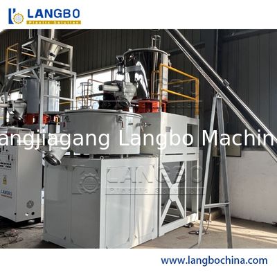 튼튼한 PVC 화합물을 위한 열 냉각 시스템과 함께 산업용 PVC 분말 고속 혼합기