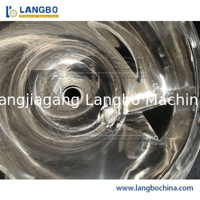 PVC 플라스틱 분말 냉각 및 핫 혼합기 / 플라스틱 혼합 기계