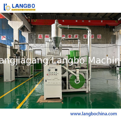 사용 된 플라스틱 폐기물 재활용 기계 PVC PP PE HDPE 펠릿 분말기