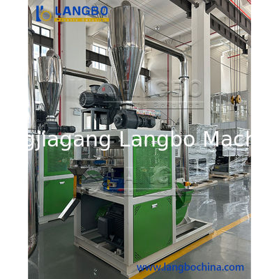 HDPE LDPE 스크래프 펠릿 쇄기 기계 PVC 파이프 재활용 파울러라이저 기계 판매