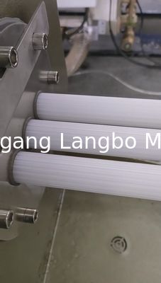 고속 플라스틱 HDPE Mbbr 필터 미디어 캐리어 압출 성형기