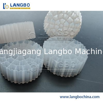 HDPE Mbbr 생물학적 담체 필터 미디어 튜브 압출 성형기